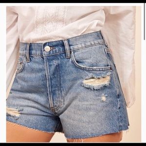 Reformation Dixie high rise shorts!
